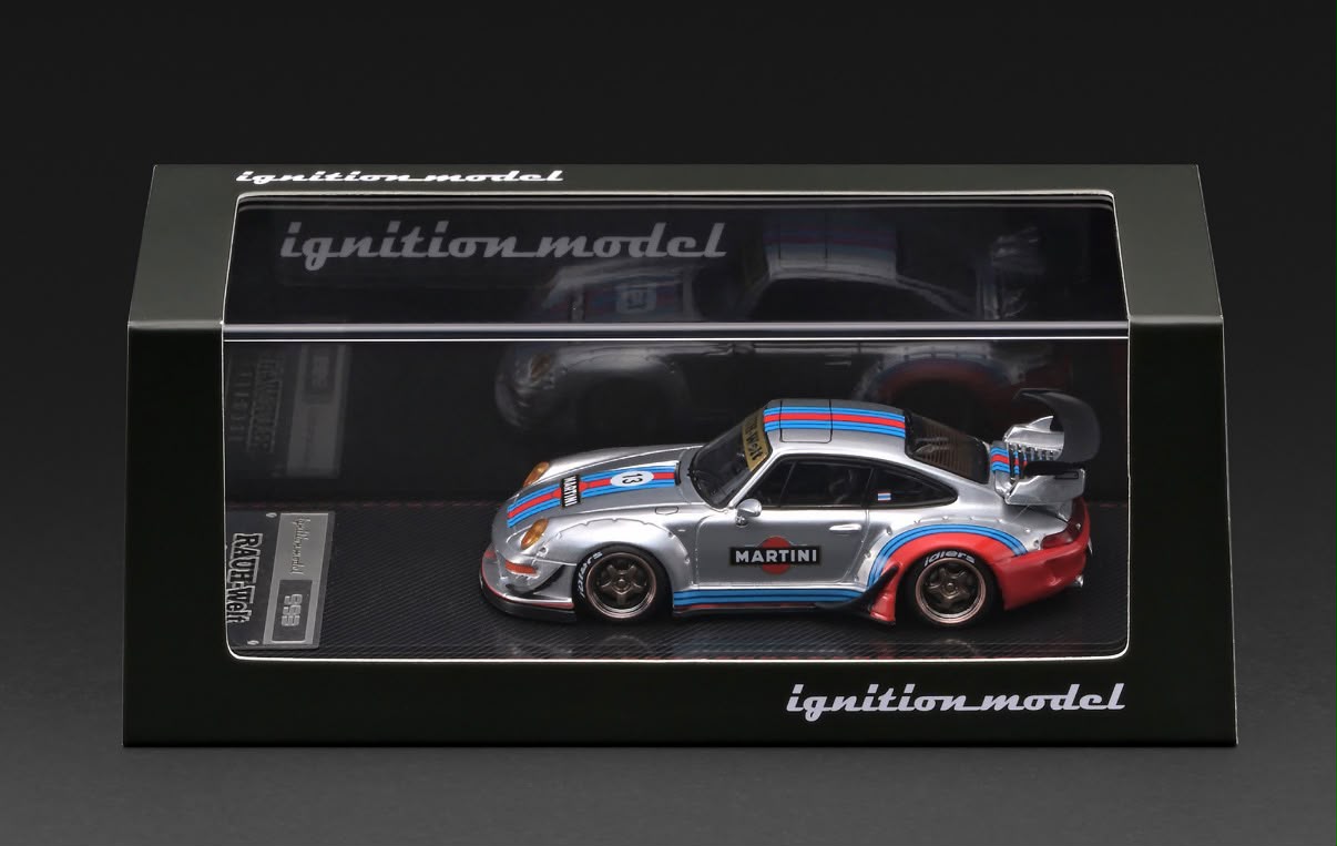 RWB 993 Silver — IGNITION MODEL 1:64 | MINI GT BRASIL