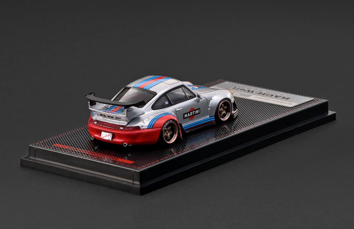 RWB 993 Silver — IGNITION MODEL 1:64 | MINI GT BRASIL